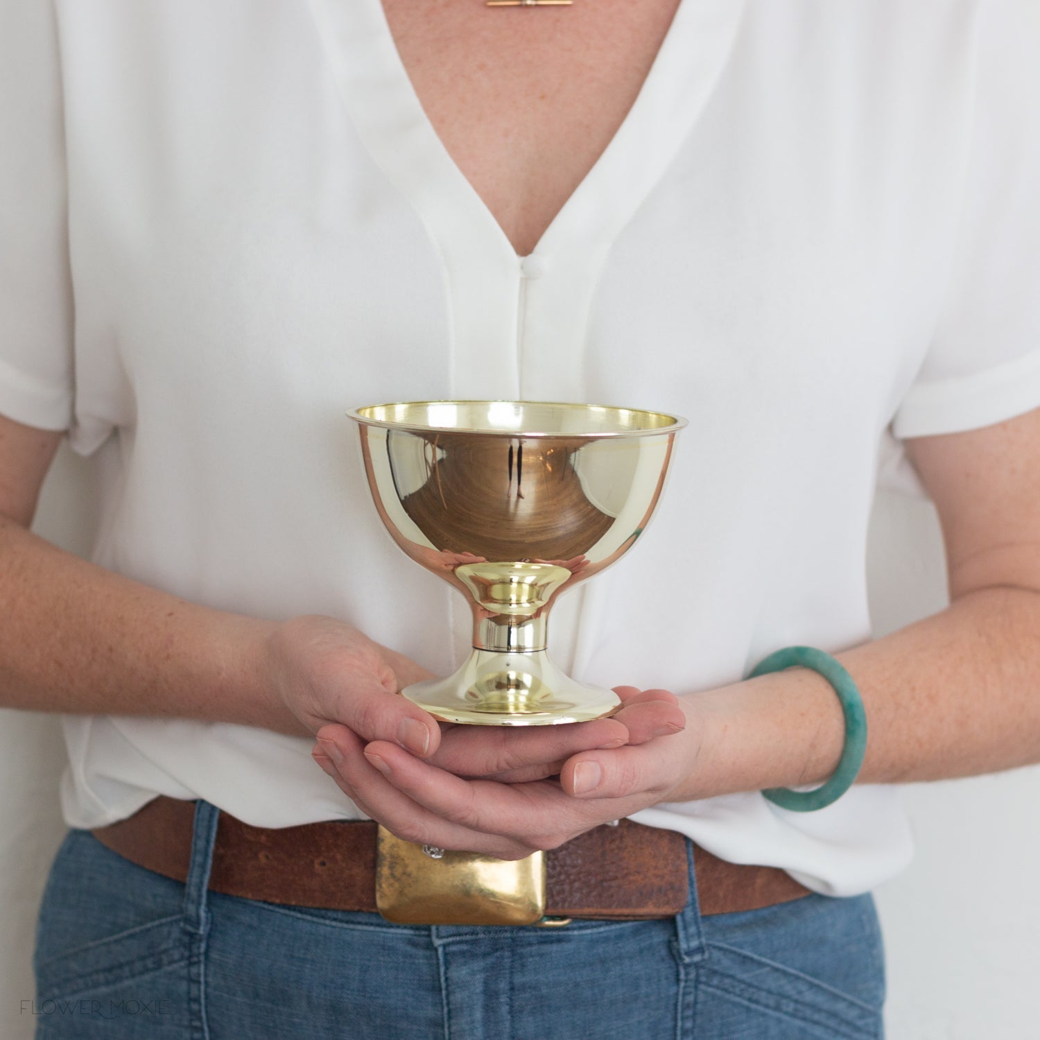 Classic Gold Pedestal Bowl