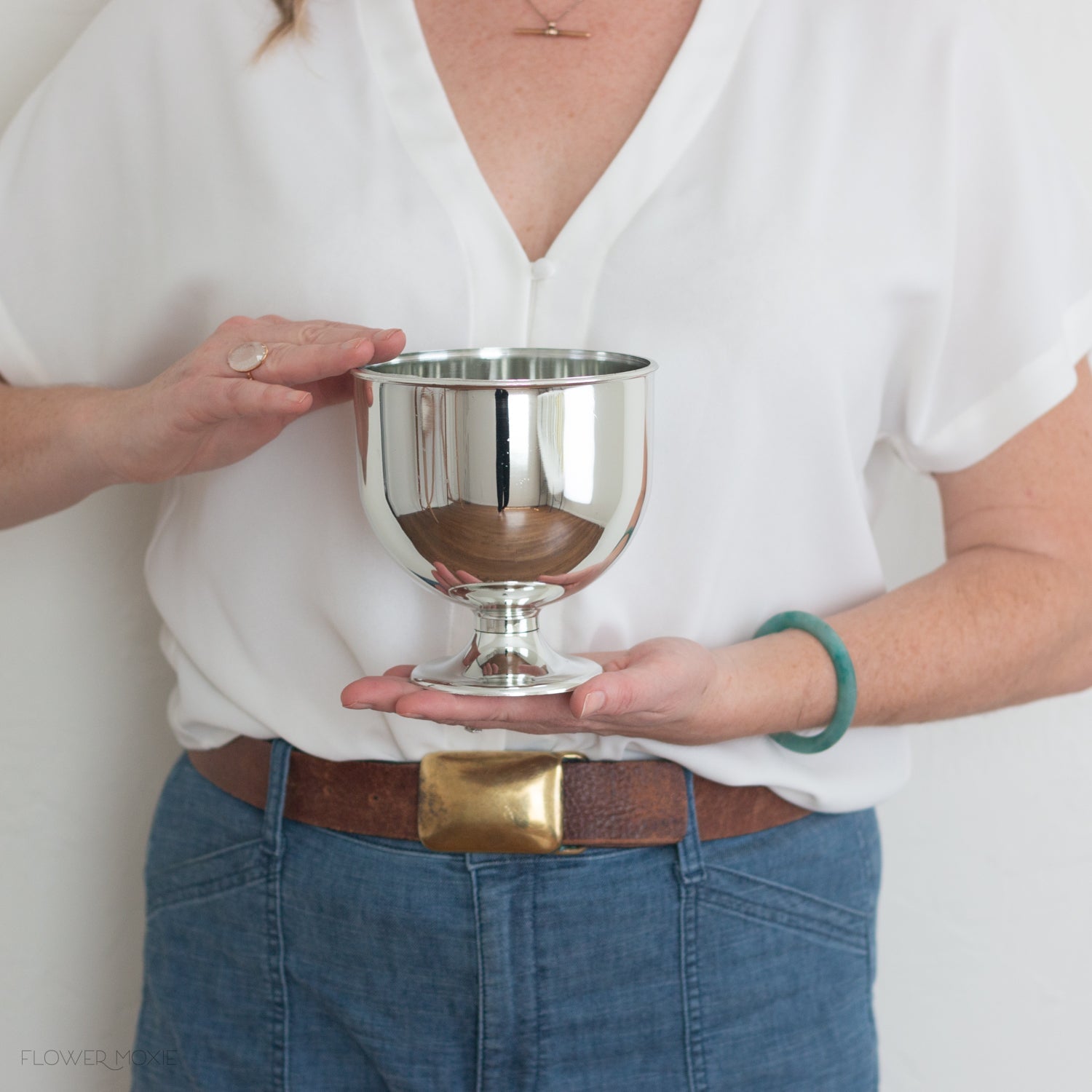 Classic Silver Footed Chalice