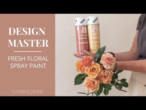 Antique Gold Design Master Colortool Floral Spray Paint VIDEO