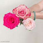 Rainbow Pinks Rose Bouquet