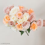 Rainbow Wedding Rose Bouquet