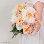 Rainbow Wedding Rose Bouquet