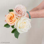 Rainbow Wedding Rose Bouquet