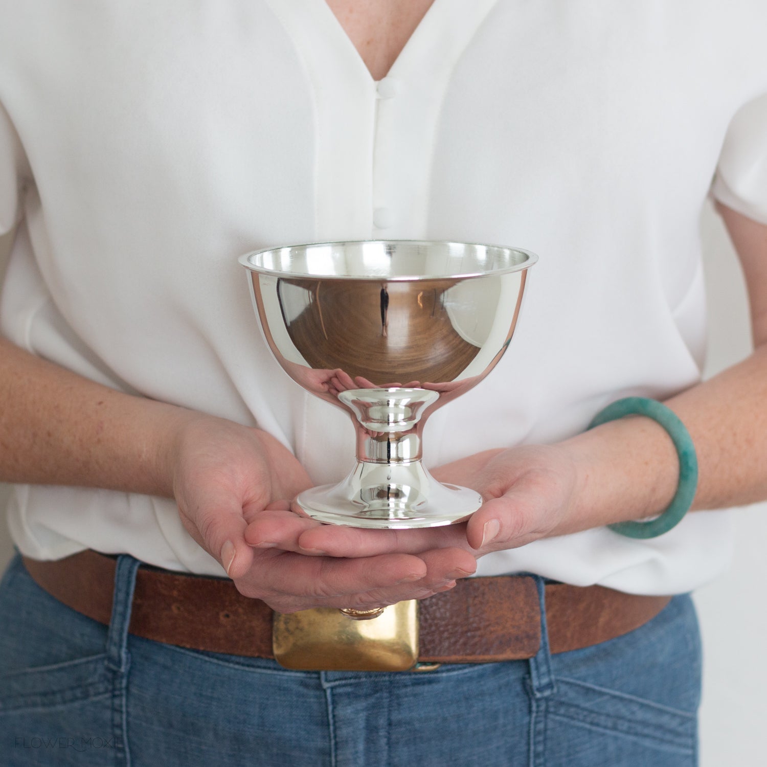 Classic Silver Pedestal Bowl