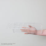 Small Rectangular Acrylic Floral Tray Runner