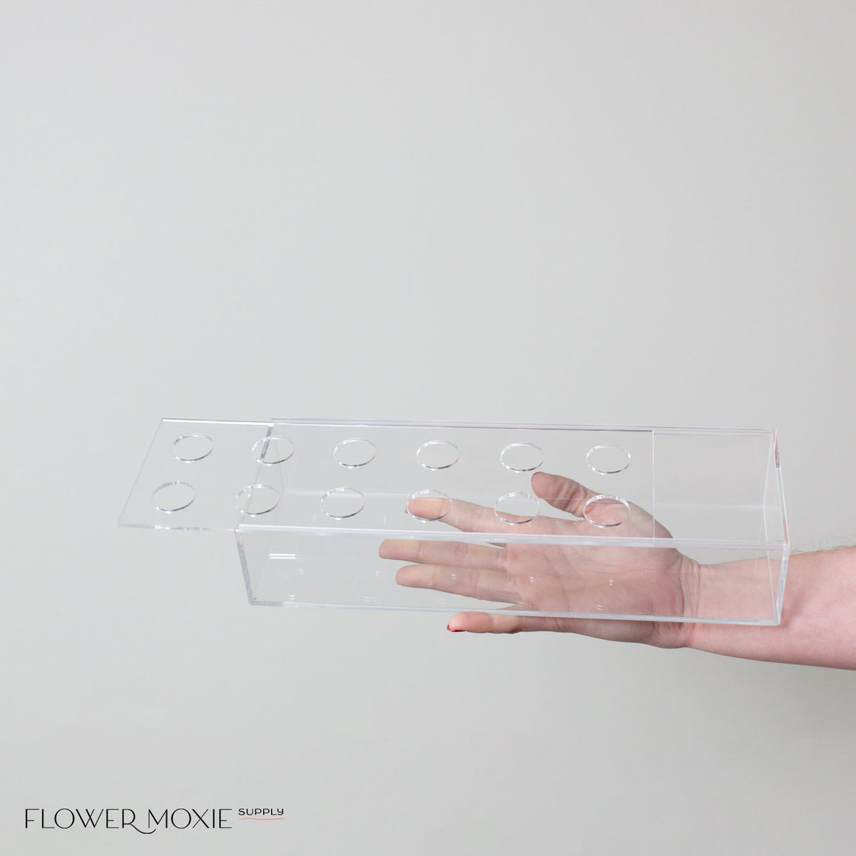 Small Rectangular Acrylic Floral Tray Runner