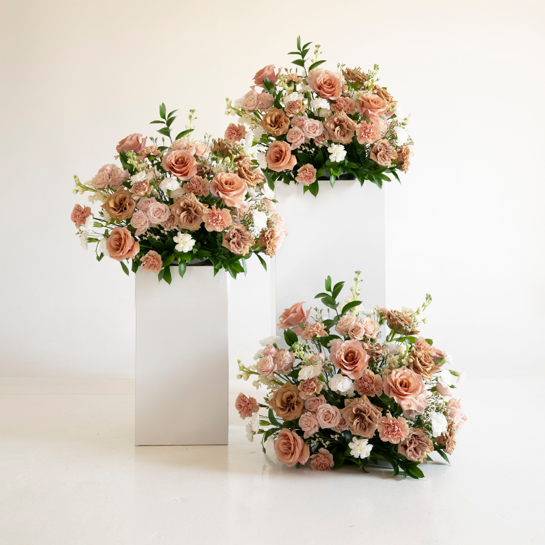 Terracotta Large Ceremony Pillar Arrangement