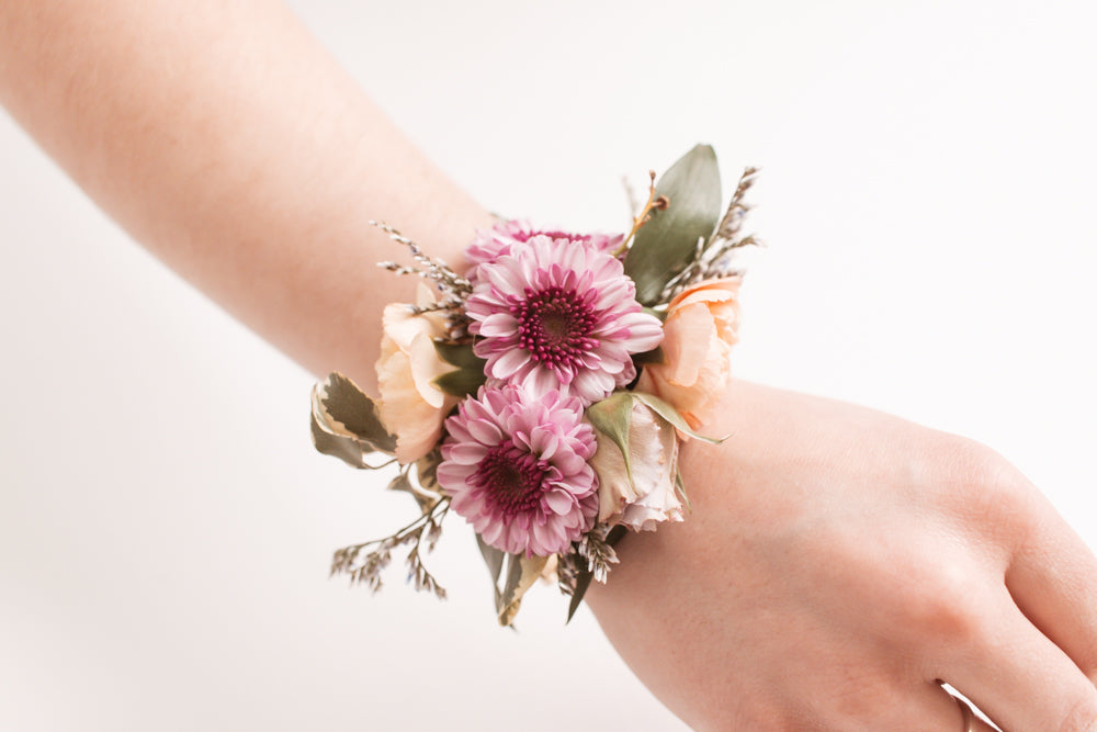 tutorial brass wrist corsage
