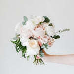 Blush an cream Bridesmaid Bouquet by Flower Moxie
