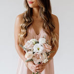 Blush and Cream DIY Bridal Bouquet by Flower Moxie