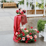 Pink and Raspberry Ceremony DIY Wedding Flowers by Flower Moxie