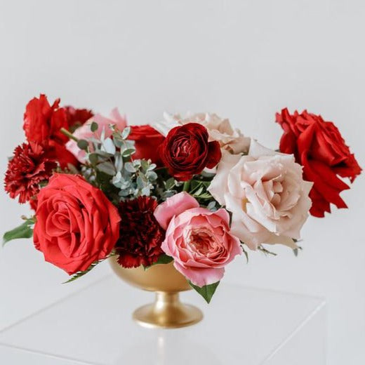 Red Currant DIY Wedding Centerpiece by Flower Moxie