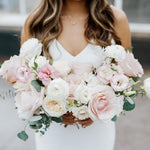 Blush an cream Bridesmaid Bouquet by Flower Moxie