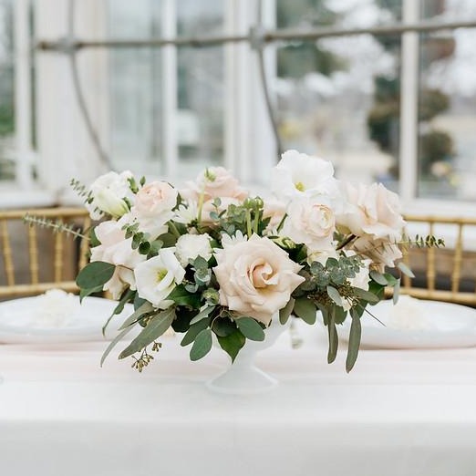 Dusty popular Rose wedding centerpiece