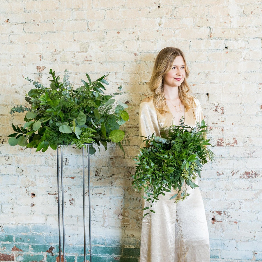 Greenery Only DIY Bouquet Kit DIY Wedding Flower Moxie