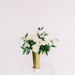Emerald Green and Cream DIY Wedding Centerpiece Flower Moxie