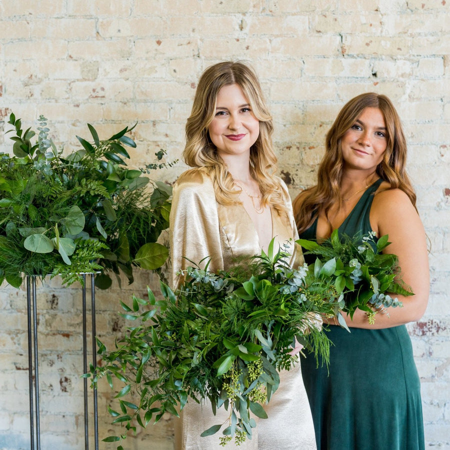 Greenery Only DIY Bouquet Kit DIY Wedding Flower Moxie