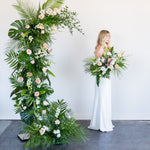 Floating Wedding Arch Tropical by Flower Moxie