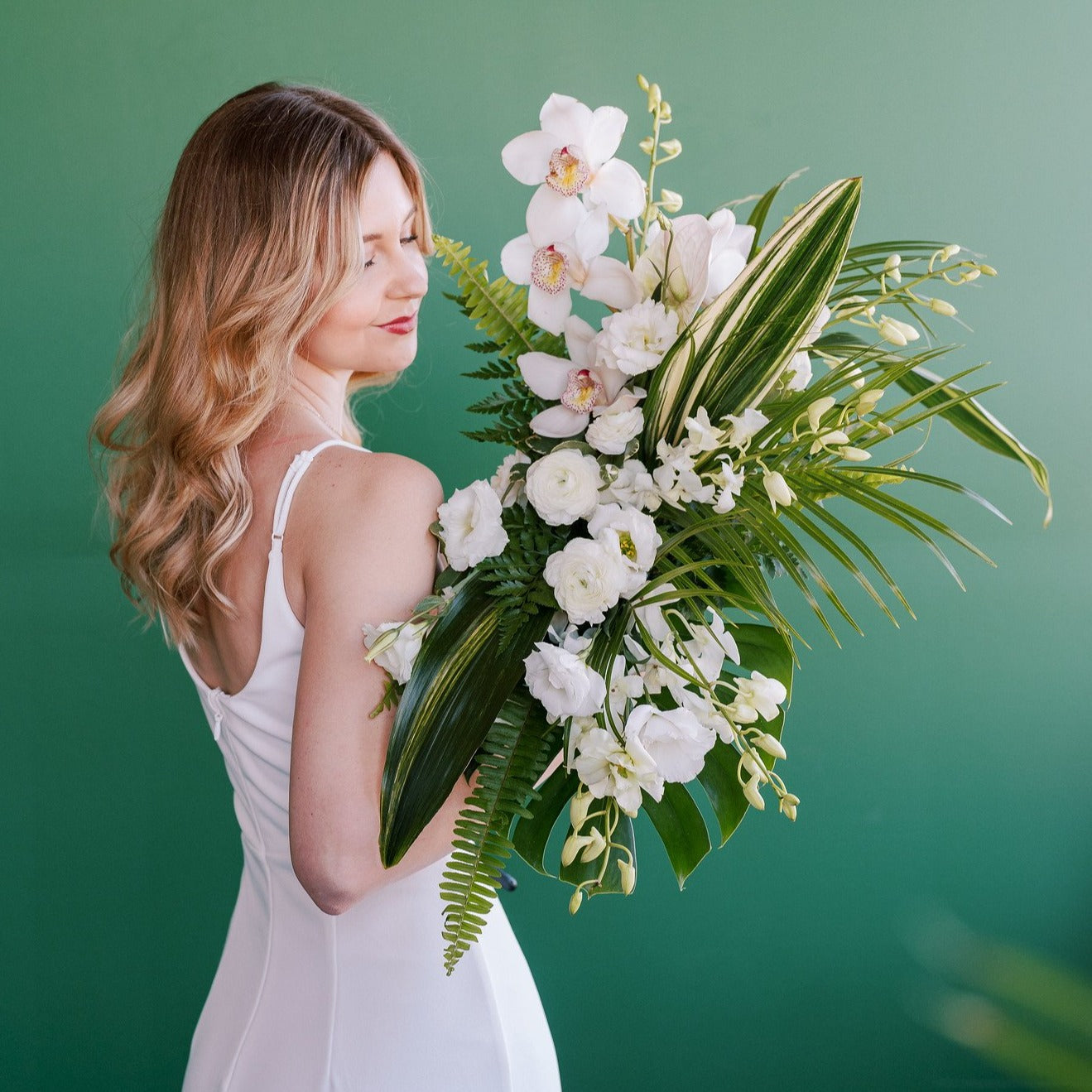 Tropical DIY Bridal Bouquet by Flower Moxie