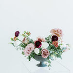 Mauve and Plum Centerpiece DIY Wedding Flowers by Flower Moxie