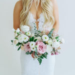 Mauve nd Cream Bridal Bouquet for DIY Wedding Flowers