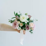 Mauve and Cream Bridesmaid Bouquet Kit