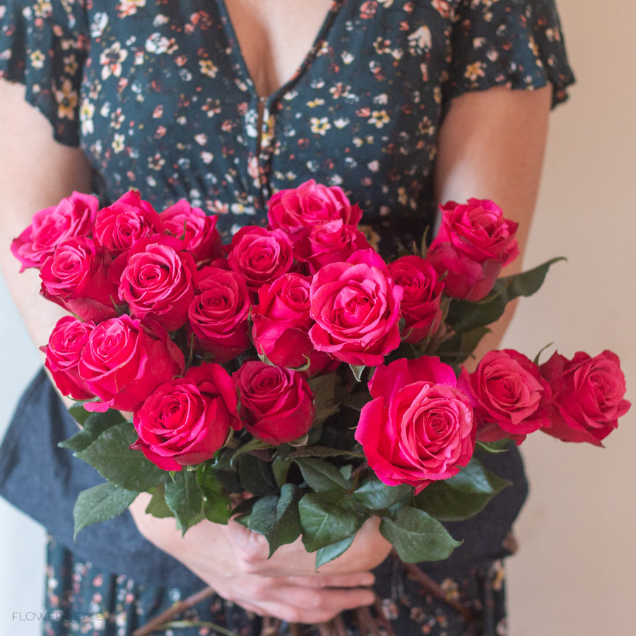 Pink Red Cherry O Roses | DIY Wedding Flowers | Flower Moxie