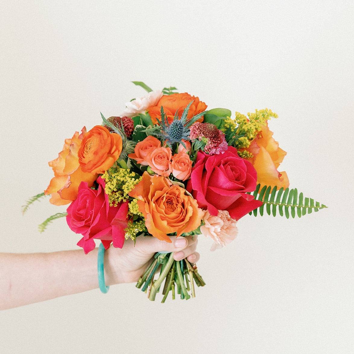 Bright and Colorful Bridesmaid Bouquets