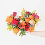 Colorful Fiesta Bridal Bouquet with Vibrant Colors