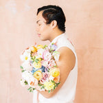 pastel bridal bouquet for fresh wedding flowers