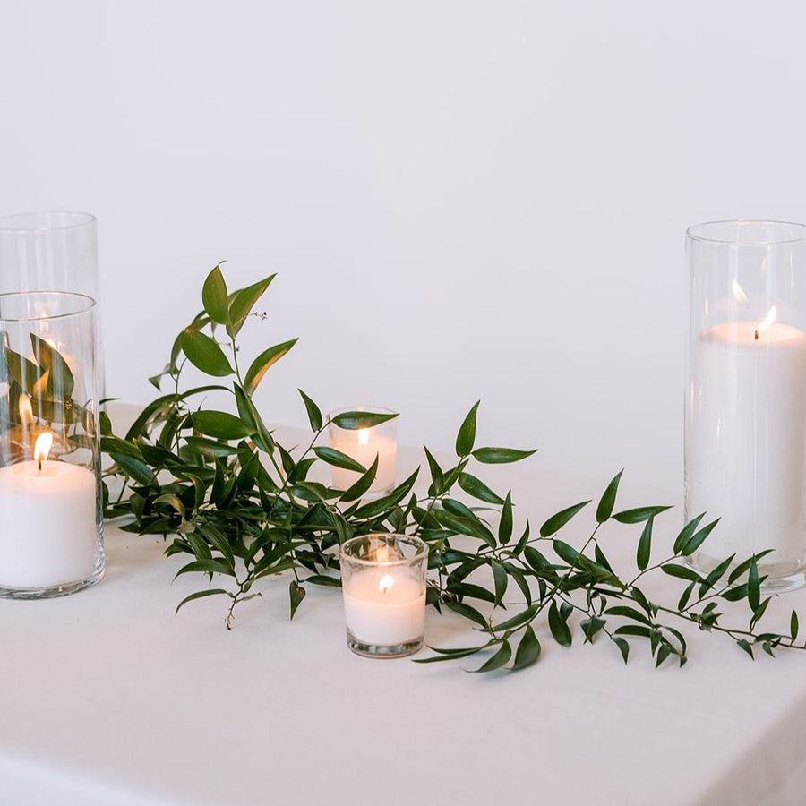 Loose Italian Ruscus Table Runner or Garland | DIY Wedding – Flower Moxie