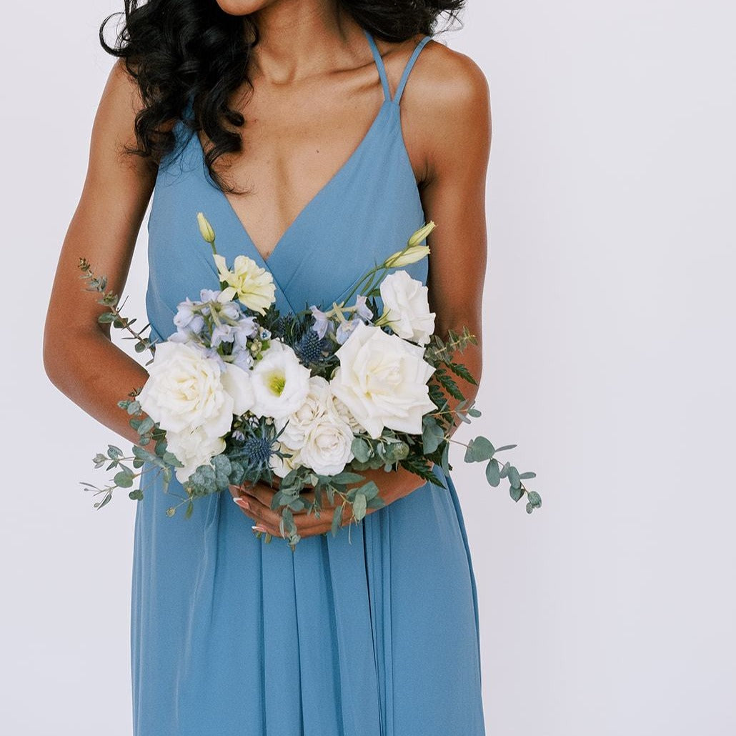 Dusty Blue and Cream Bouquet Package | DIY Wedding Dusty Blue and Cream Bouquet Package | DIY Wedding
