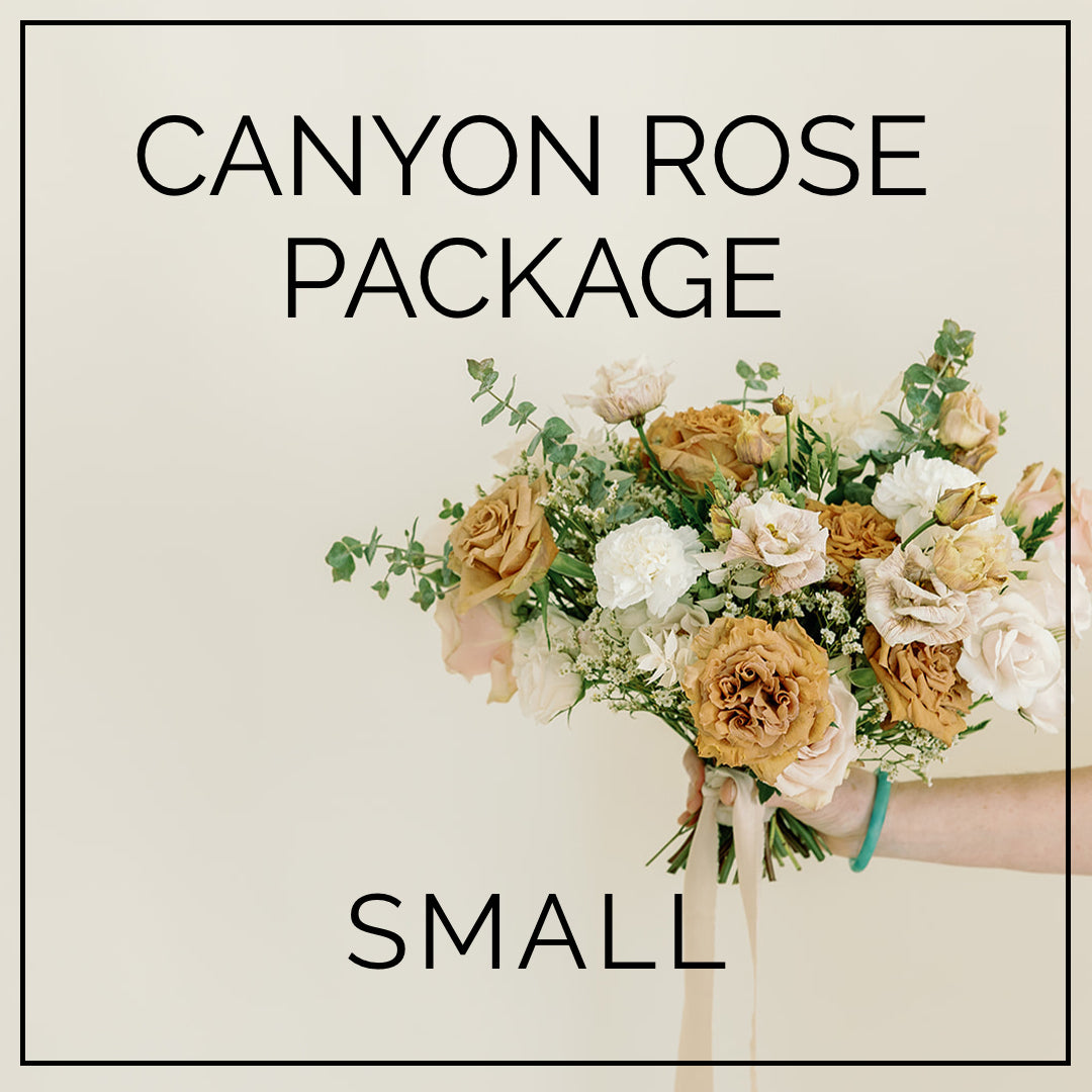 Canyon Rose Collection  DIY Wedding Flowers by Flower Moxie