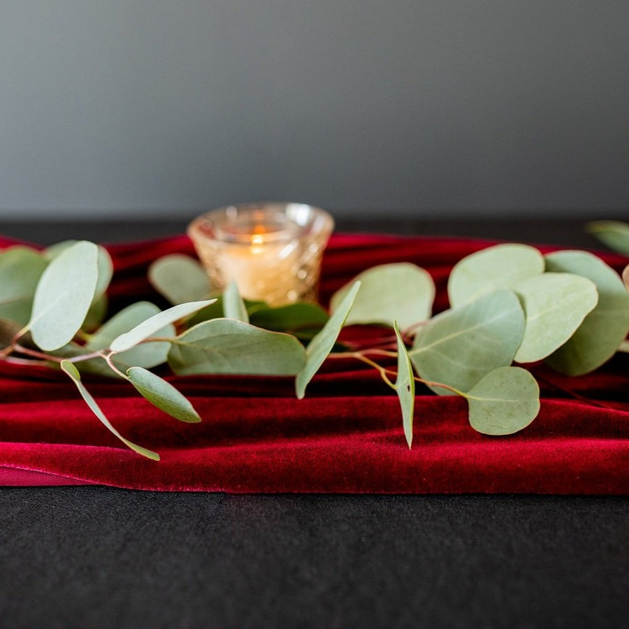 Loose Eucalyptus Garland Table Runner DIY Wedding Packages Flower Moxie