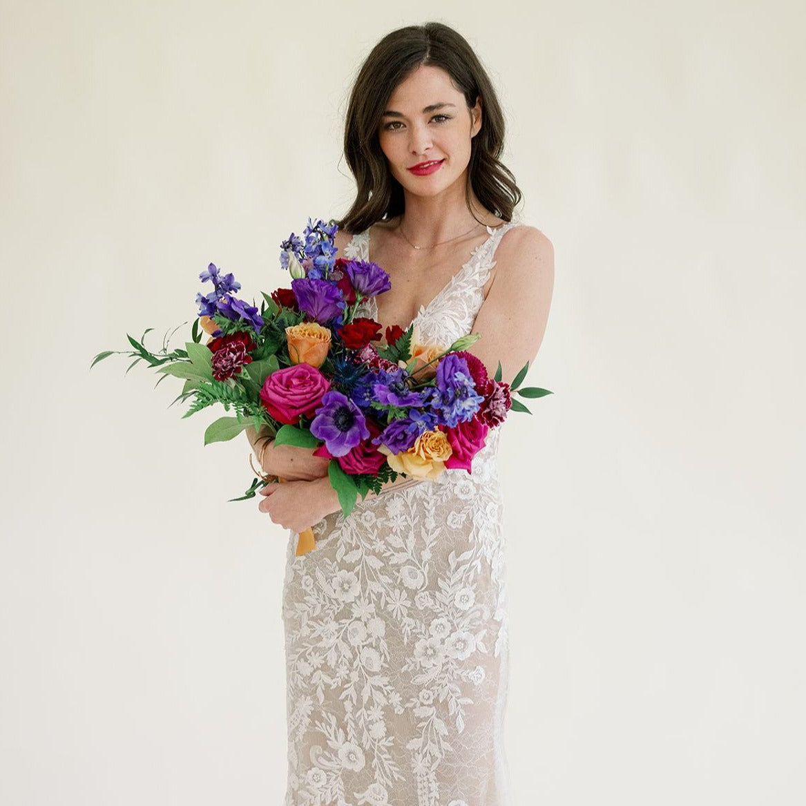 Jewel Tone Wedding Bouquet for DIY Brides
