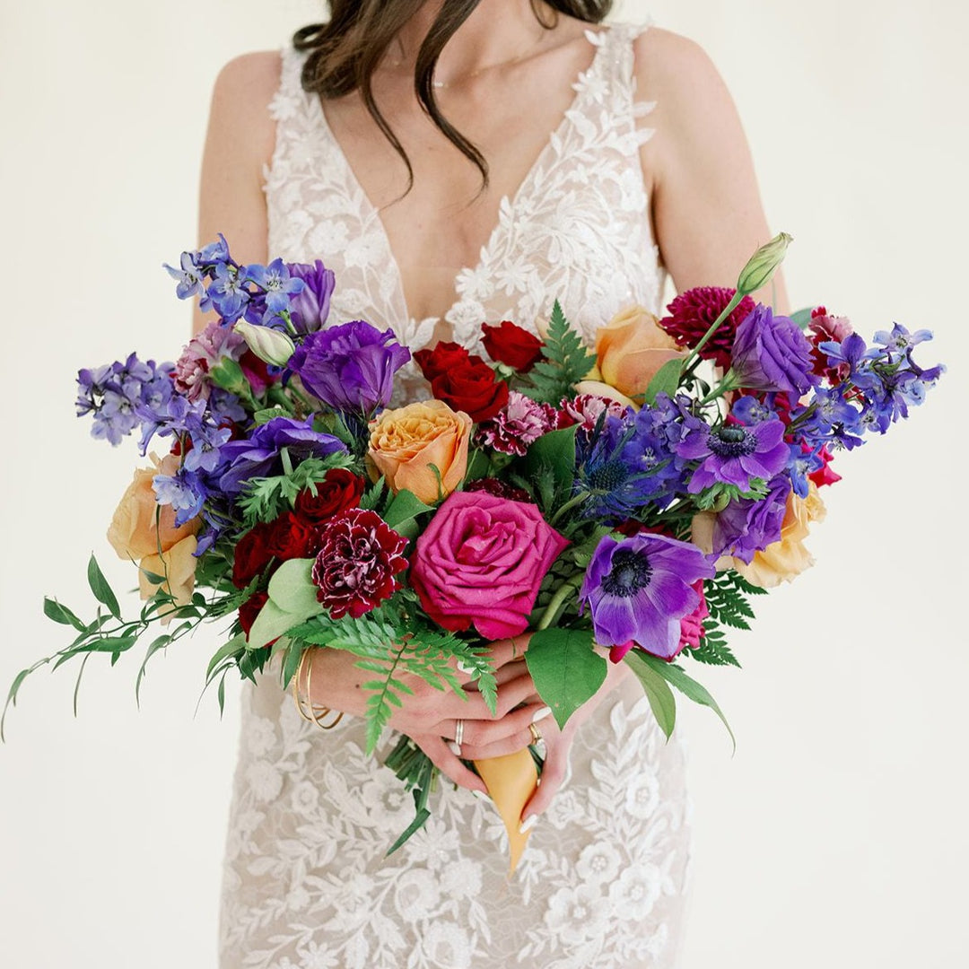 Jewel Tone Bouquet Kit | DIY Wedding Flowers | Flower Moxie