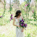 Ceremony Hoop Backdrop for DIY Wedding Flowers