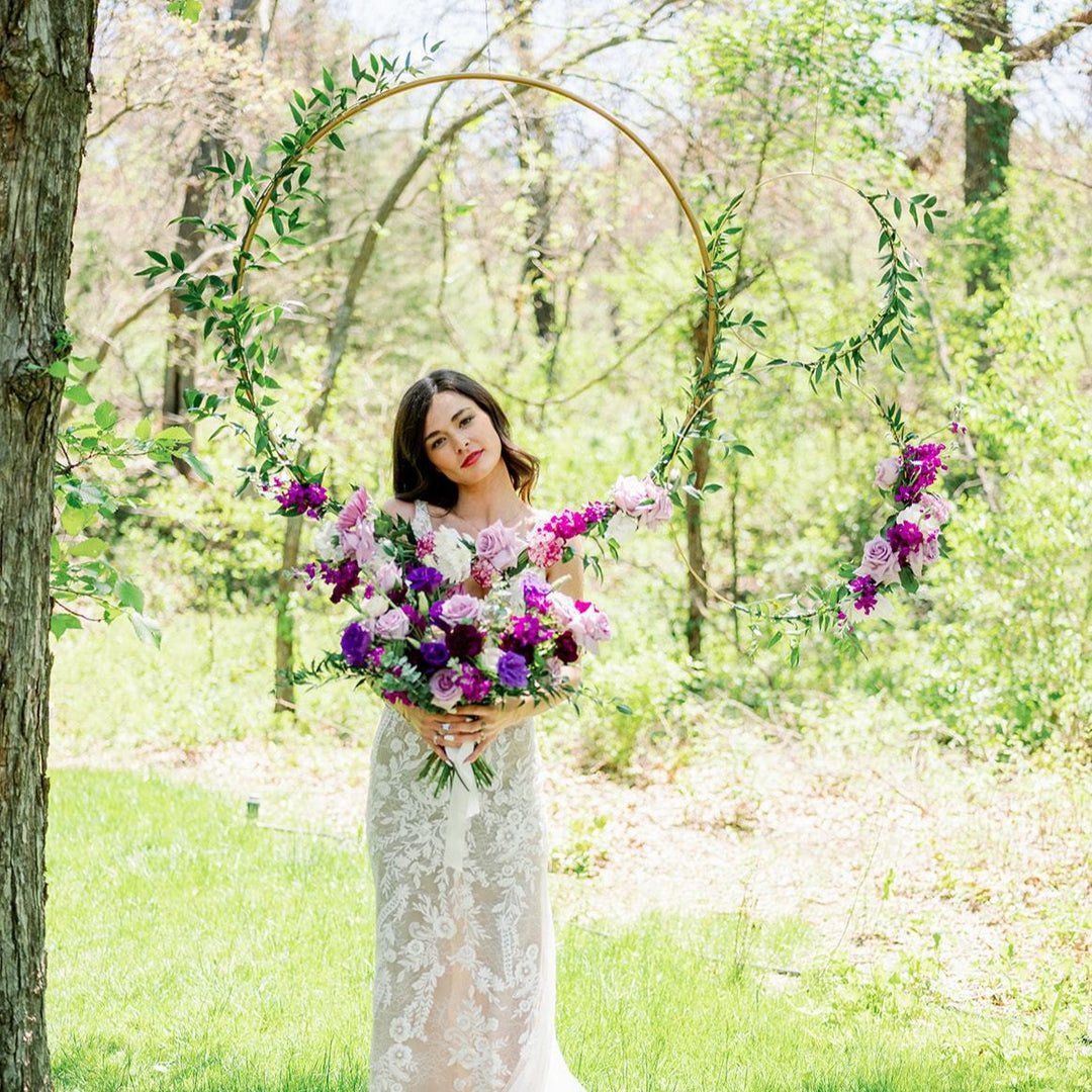 lavender flower garden kit Eggplant and Lavender Ceremony Kit | DIY Wedding