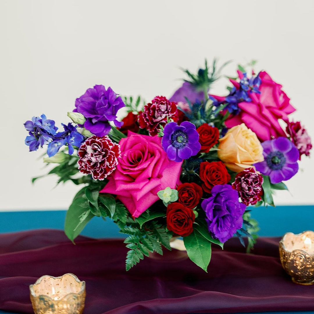 Jewel Tone Centerpiece Kit DIY Wedding Flowers Flower Moxie