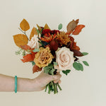 autumn DIY bridesmaid bouquet