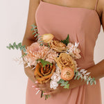 terracotta bridesmaid bouquet