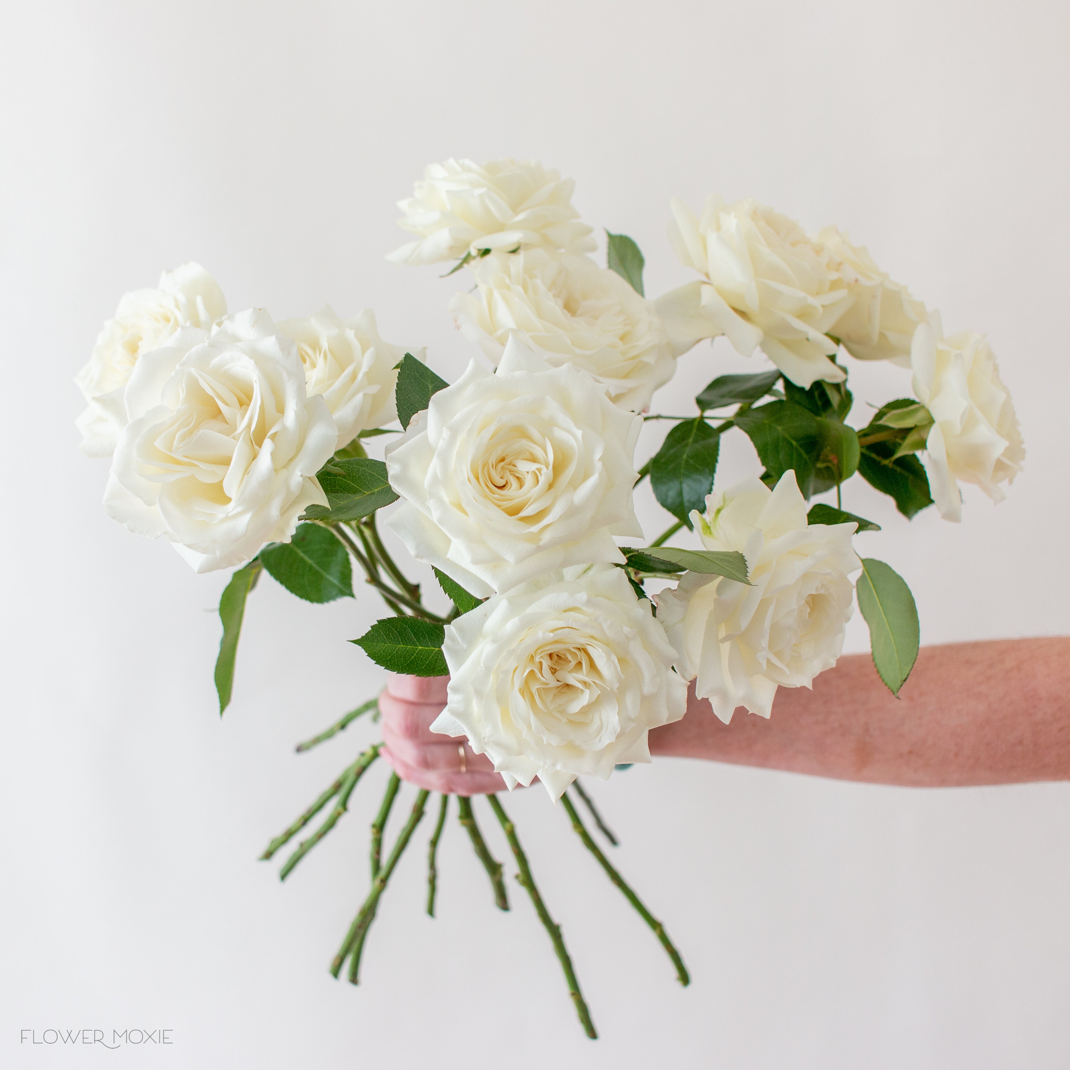 Garden Roses, DIY Fresh Wedding Flowers