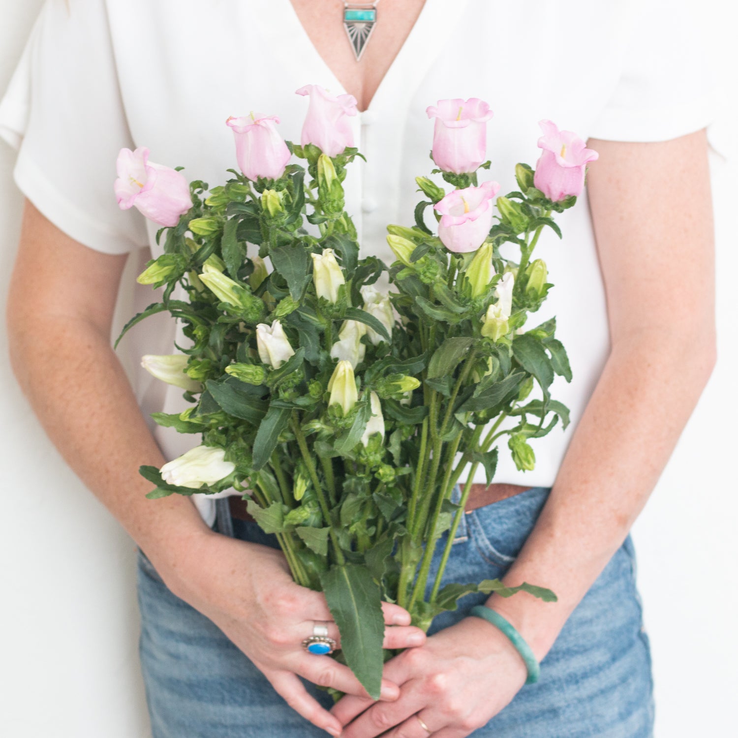 Blush Campanula | Fresh DIY Wedding Flowers | Flower Moxie