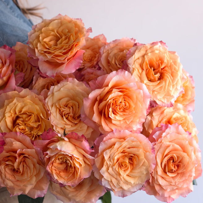 Orange Free Spirit Roses | DIY Wedding Flowers | Flower Moxie