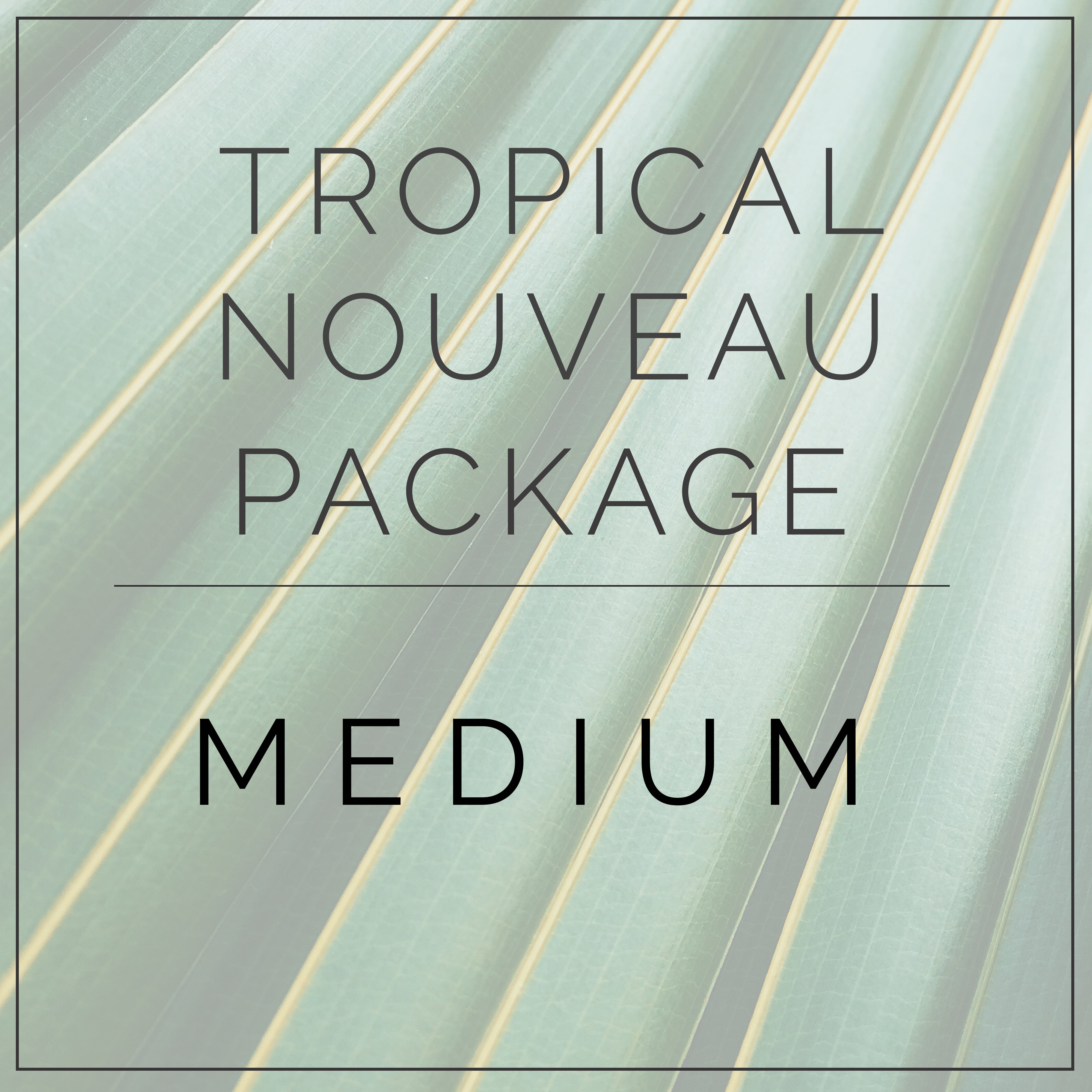 Tropical Nouveau - Medium Package – Flower Moxie